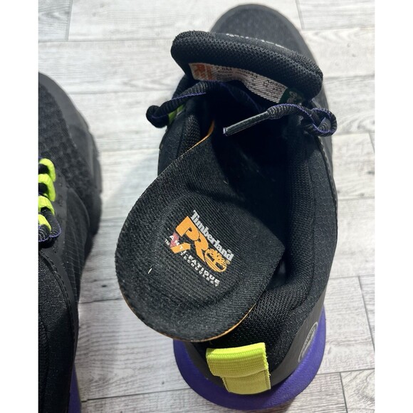 Timberland PRO 589 Radius Composite Toe Work Shoes Women's 7.5 Black/Purple EUC - Picture 11 of 11